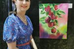 Nina’s art work on show at Leongatha